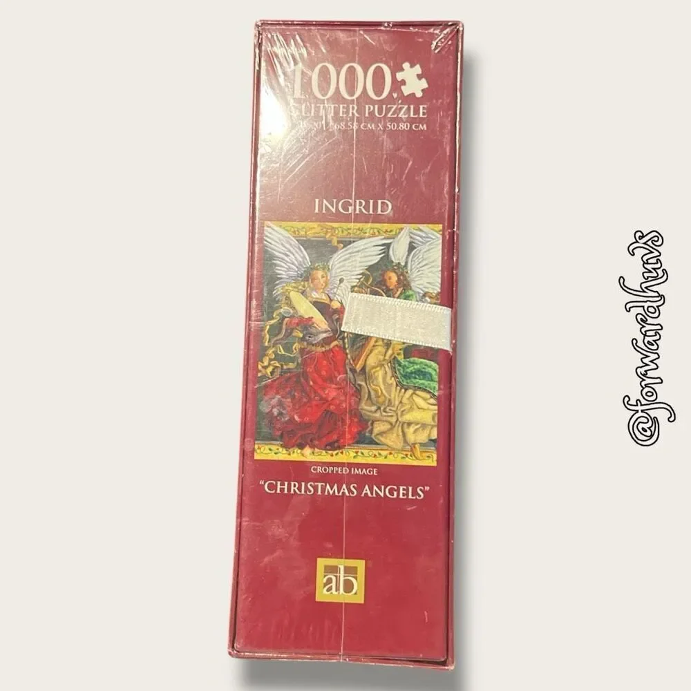 Christmas Angels Glitter Jigsaw Puzzle – 1000 Pieces
